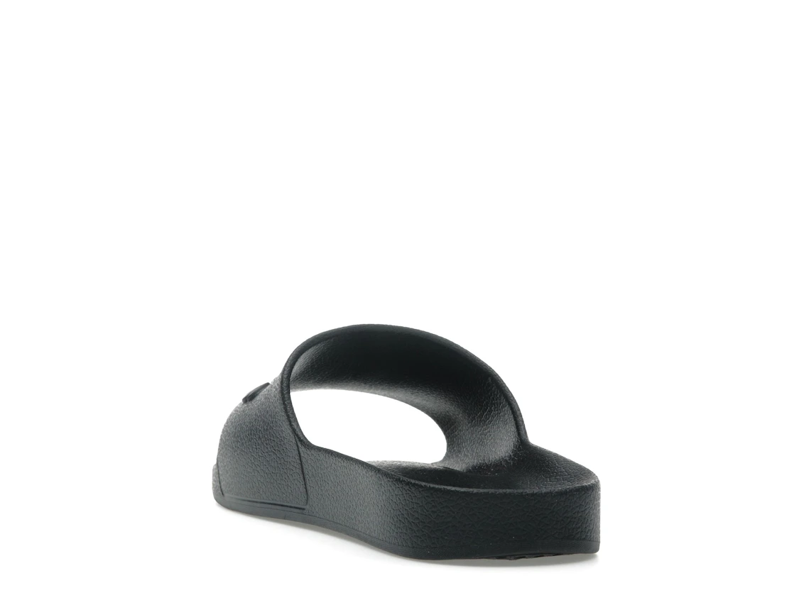 Vue 26 de adidas Adilette Aqua Slides Core Black Logo