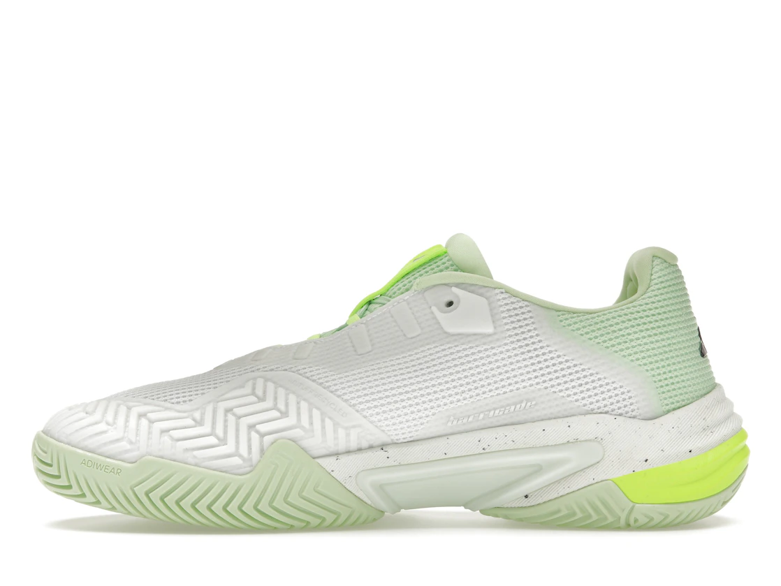 Vue 19 de adidas Barricade 13 Cloud White Core Black Semi Green Spark