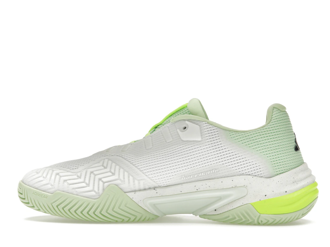 Vue 20 de adidas Barricade 13 Cloud White Core Black Semi Green Spark