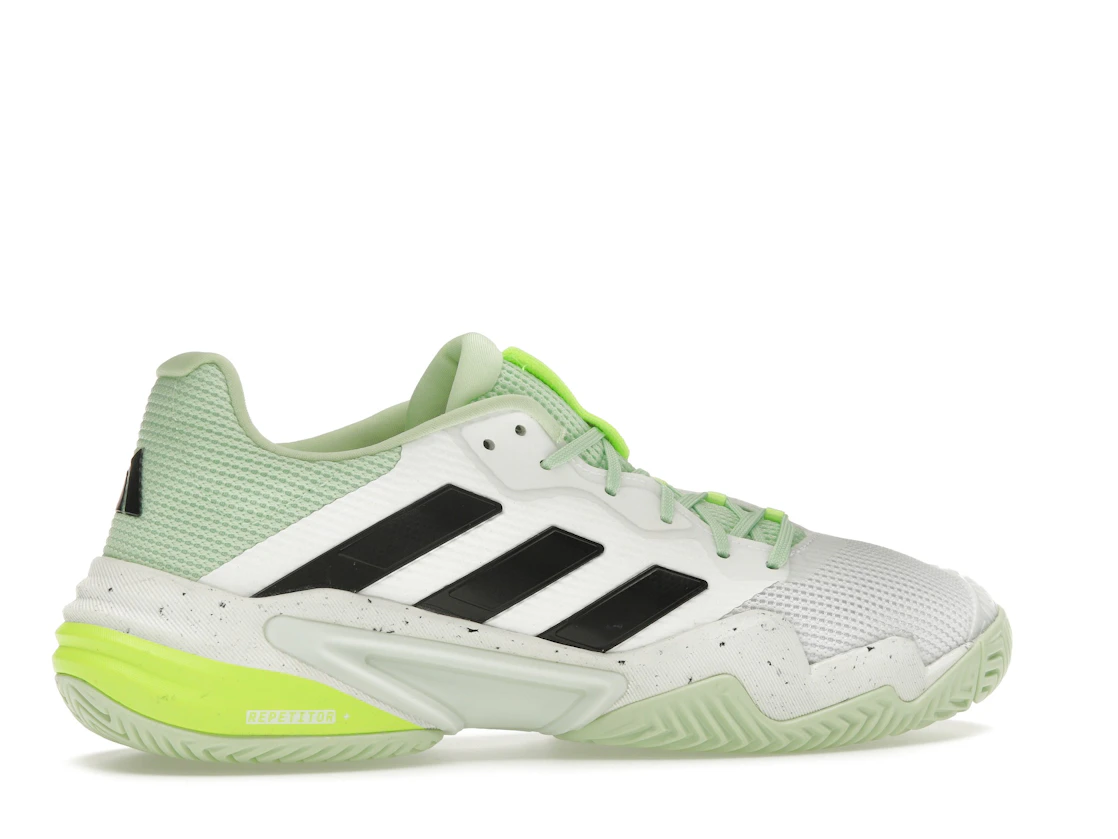 Vue 35 de adidas Barricade 13 Cloud White Core Black Semi Green Spark