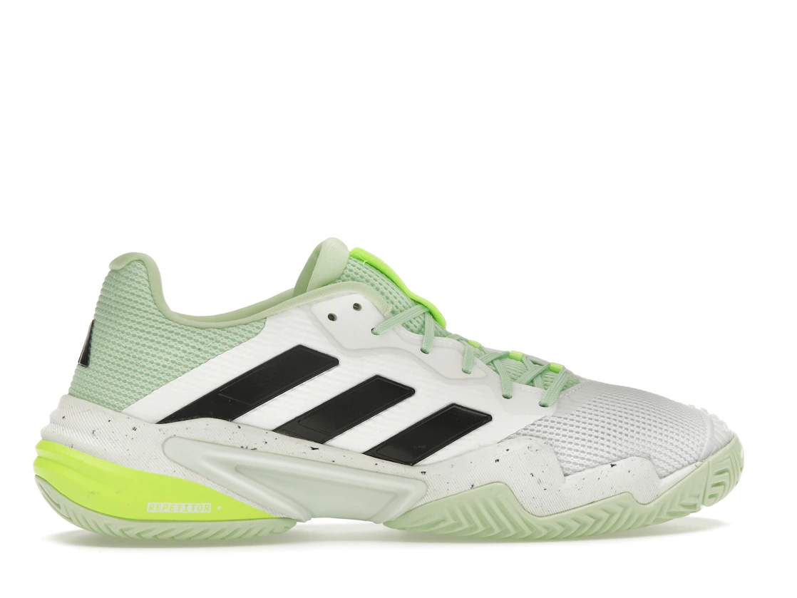 Vue 36 de adidas Barricade 13 Cloud White Core Black Semi Green Spark