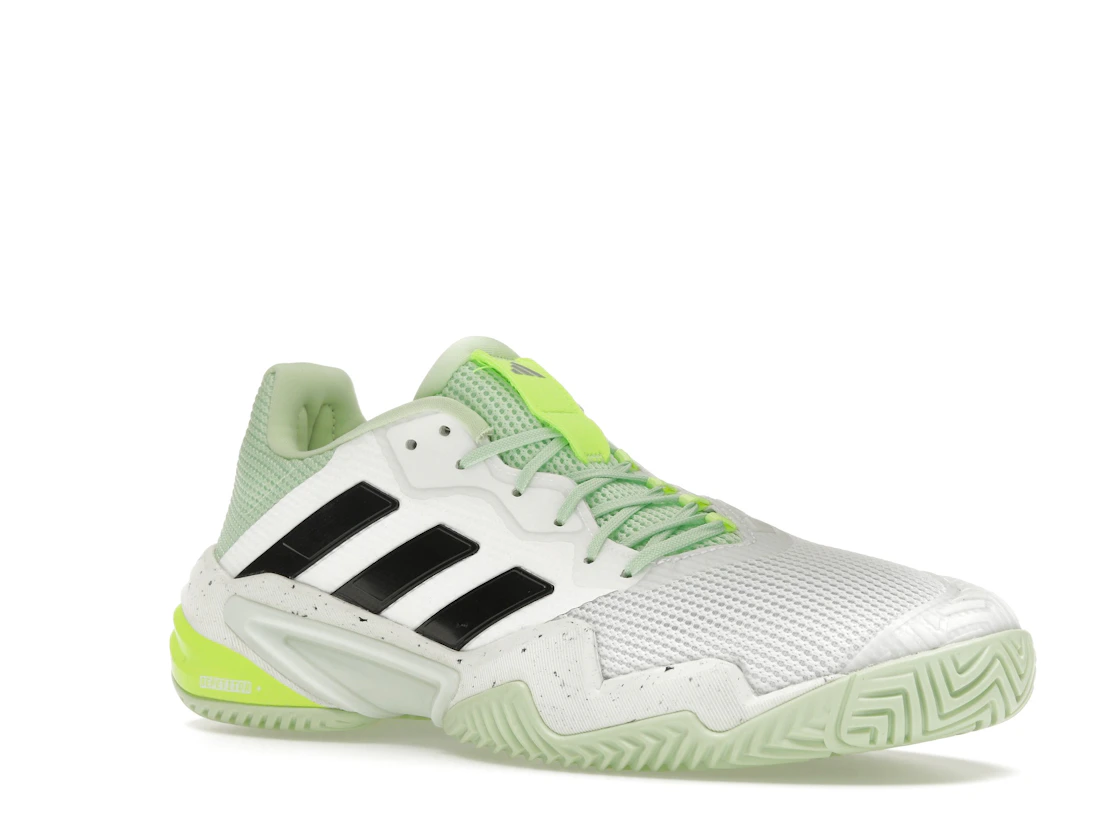 Vue 5 de adidas Barricade 13 Cloud White Core Black Semi Green Spark