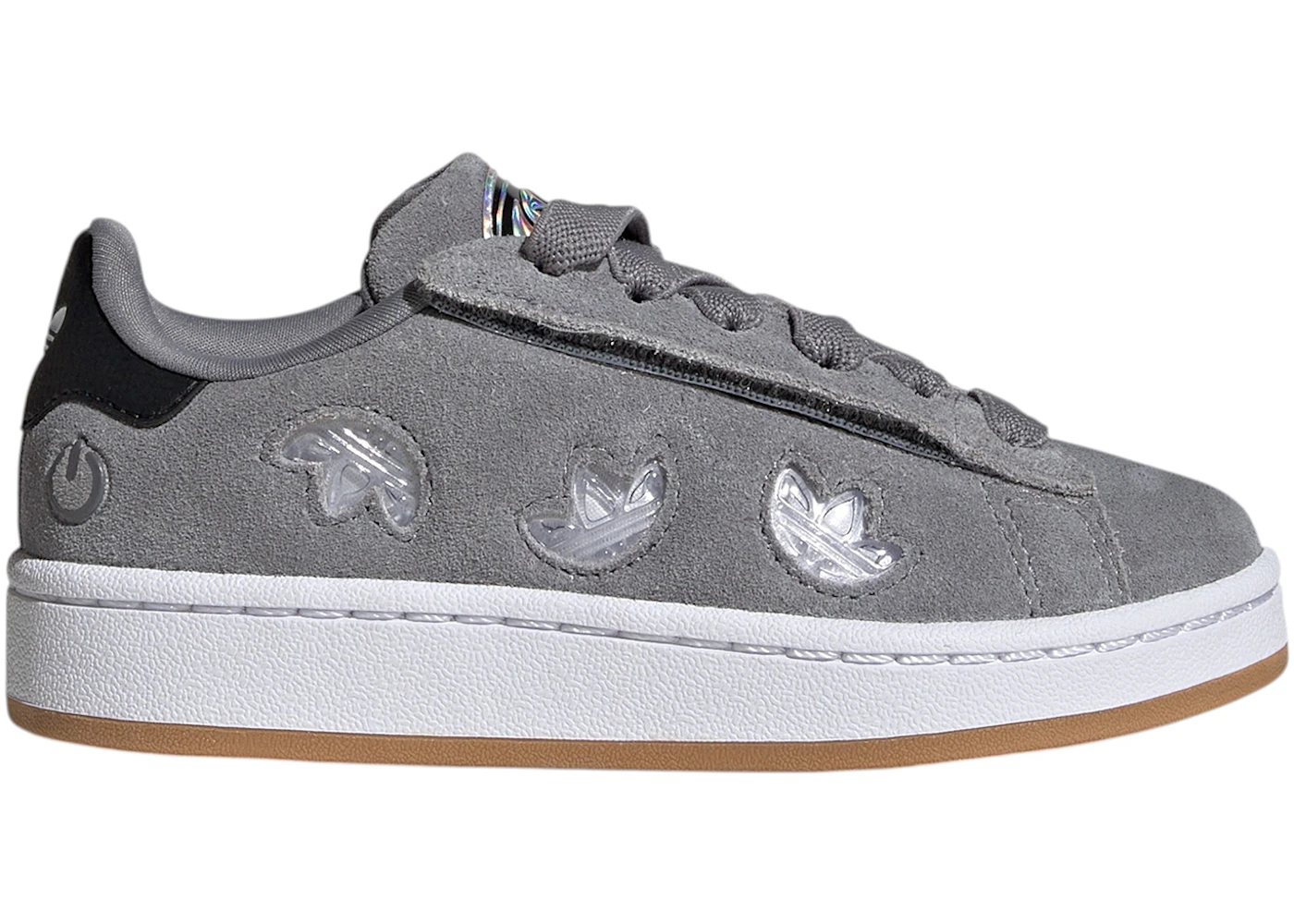 adidas Campus 00s LED Lights Comfort Closure Grey Three Cloud White (PS)