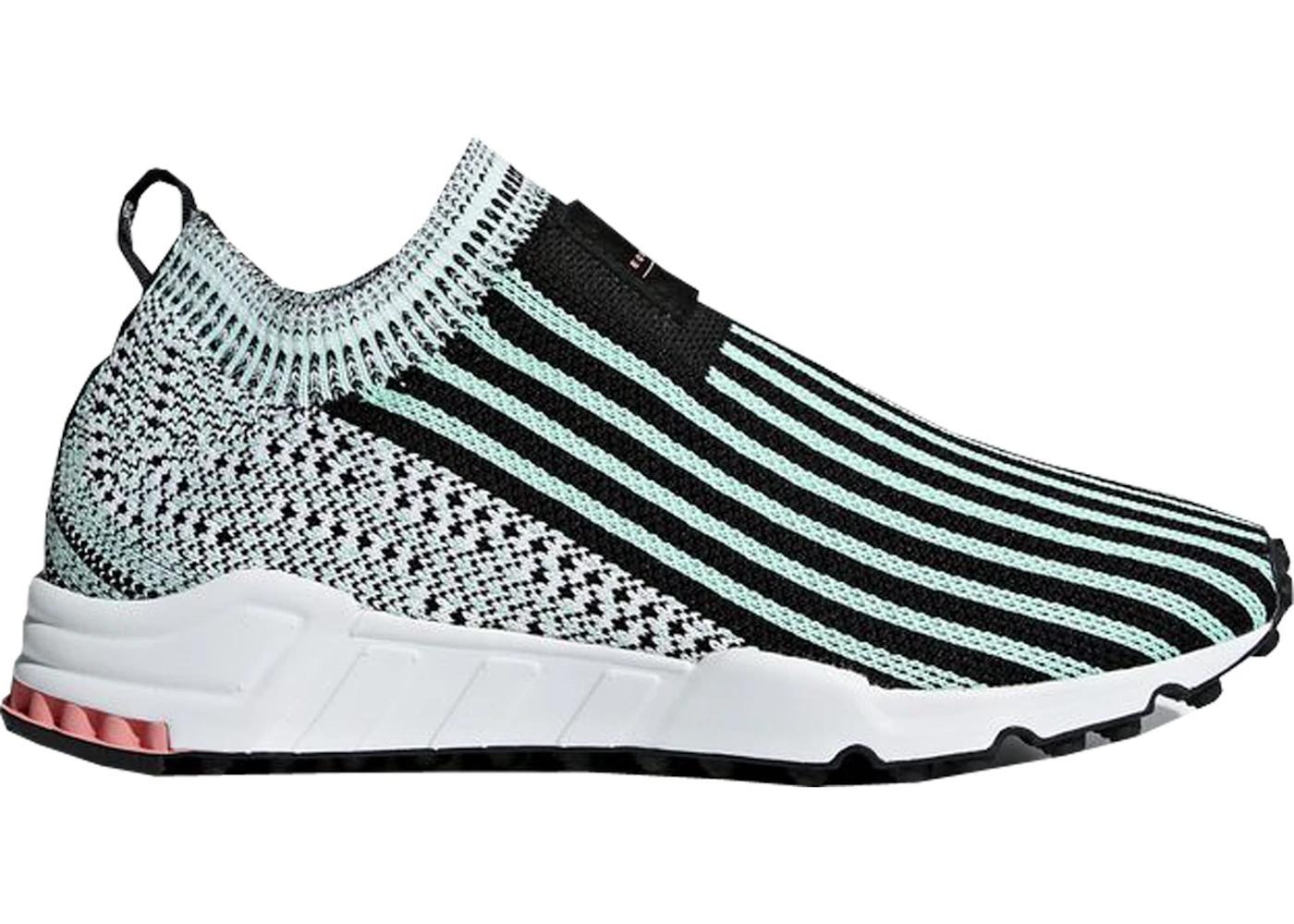adidas EQT Support Sock Core Black Clear Mint 