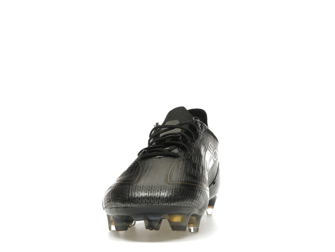 Vue 11 de adidas F50 Elite FG Core Black Iron Metallic Gold Metallic