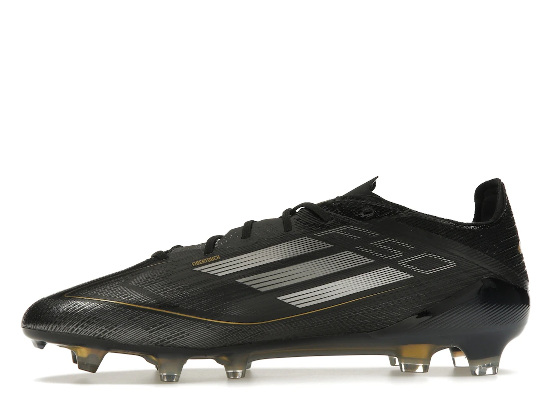 Vue 18 de adidas F50 Elite FG Core Black Iron Metallic Gold Metallic
