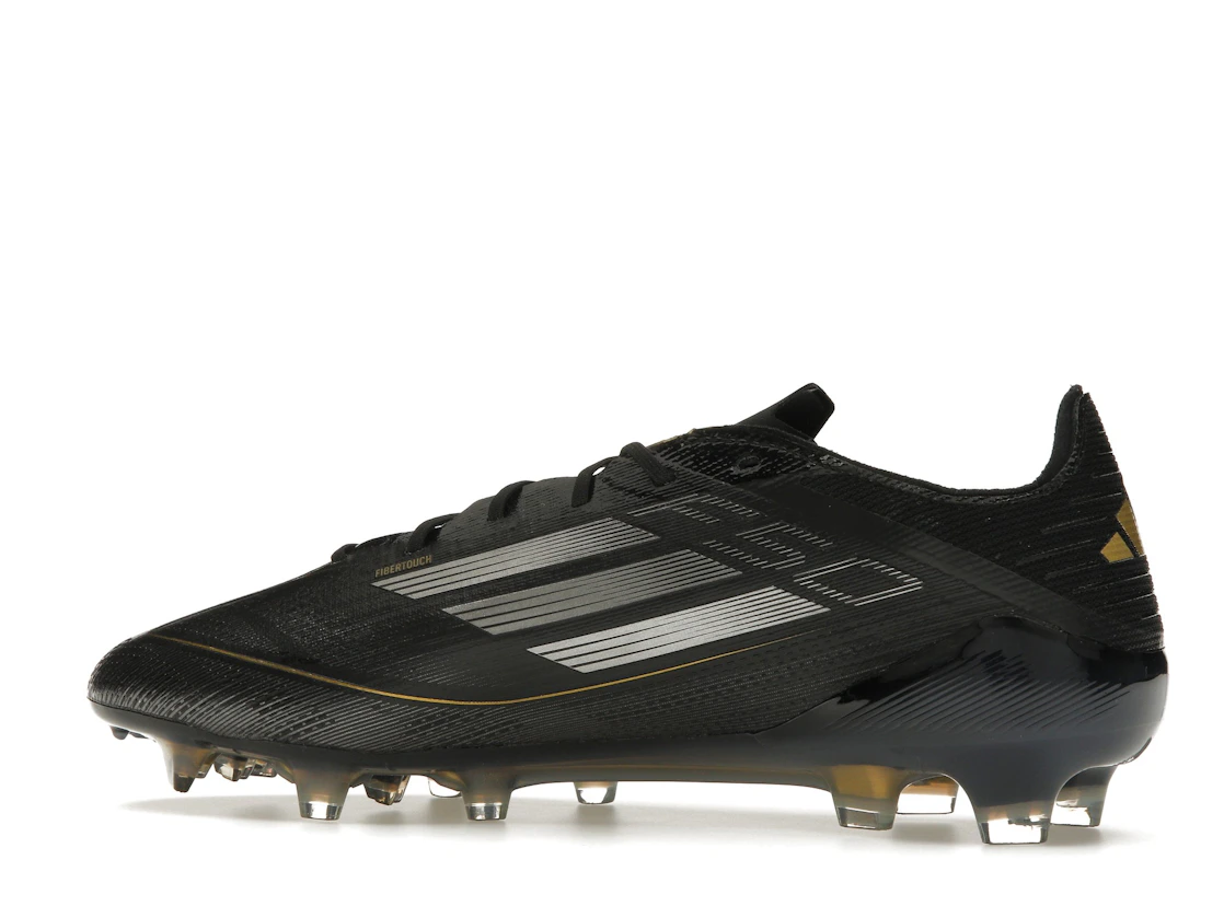 Vue 21 de adidas F50 Elite FG Core Black Iron Metallic Gold Metallic