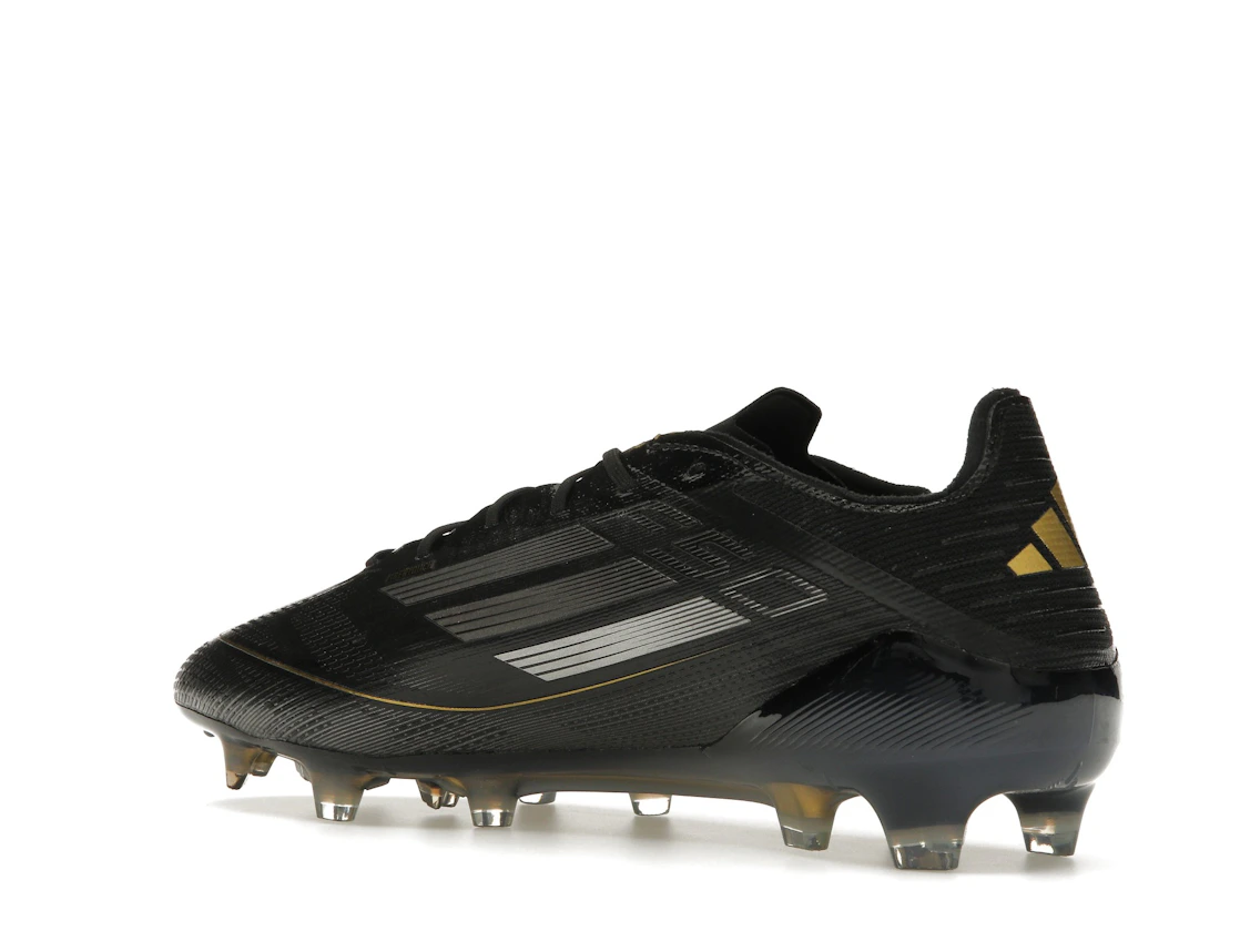Vue 23 de adidas F50 Elite FG Core Black Iron Metallic Gold Metallic