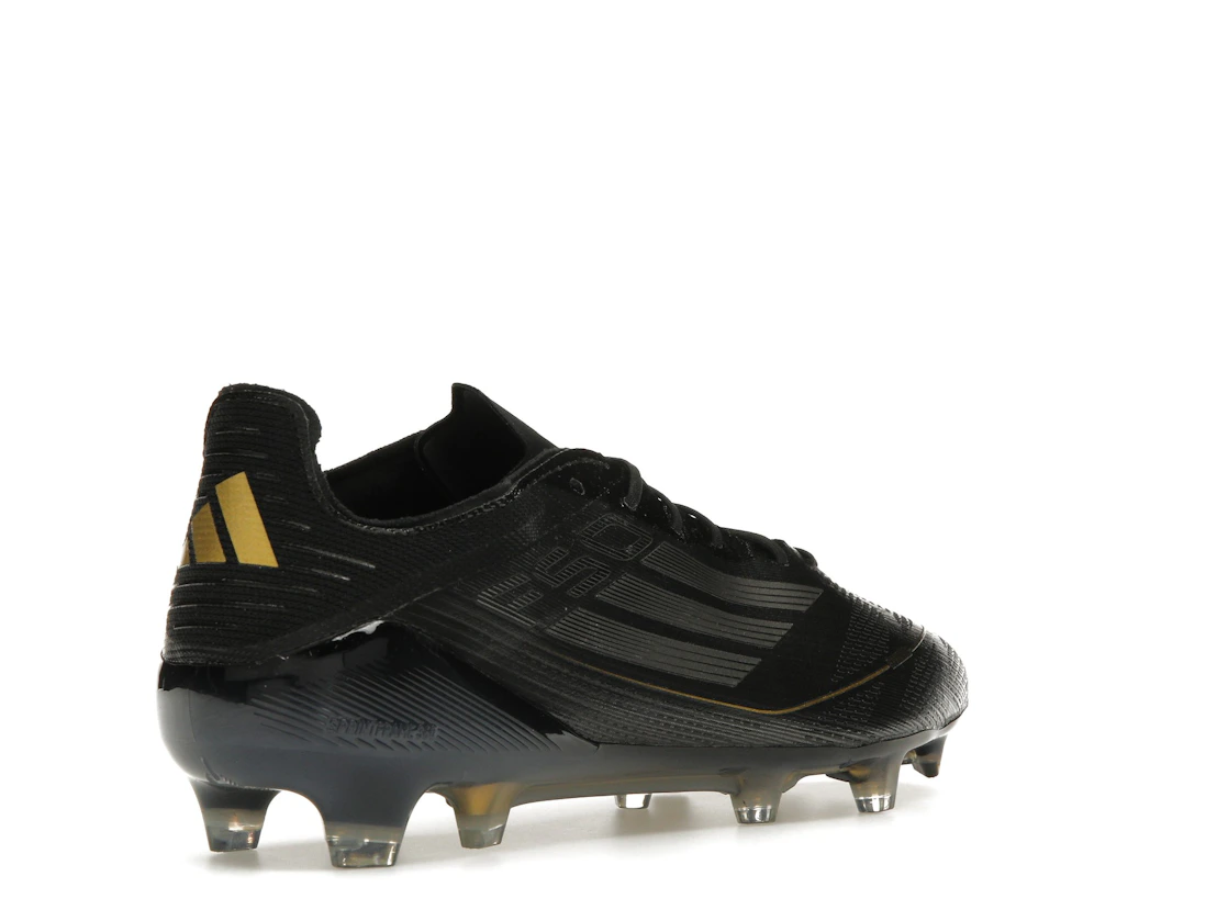 Vue 32 de adidas F50 Elite FG Core Black Iron Metallic Gold Metallic