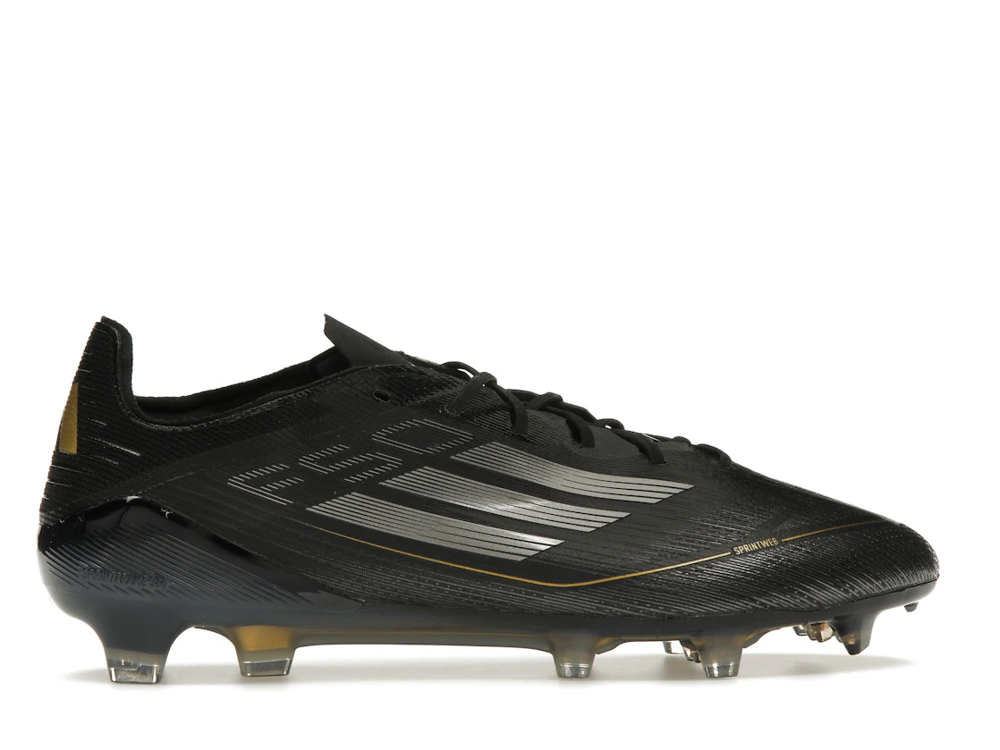 Vue 36 de adidas F50 Elite FG Core Black Iron Metallic Gold Metallic