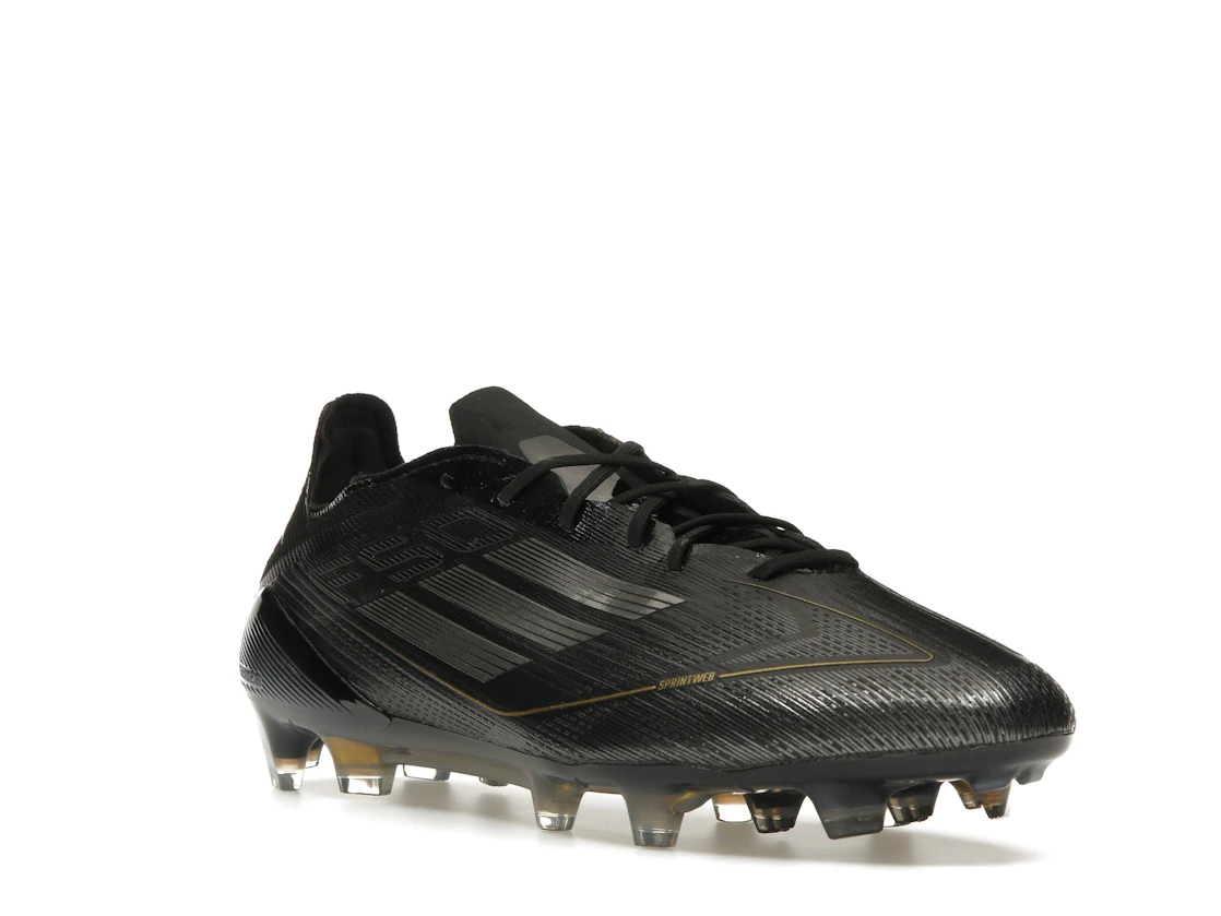 Vue 6 de adidas F50 Elite FG Core Black Iron Metallic Gold Metallic