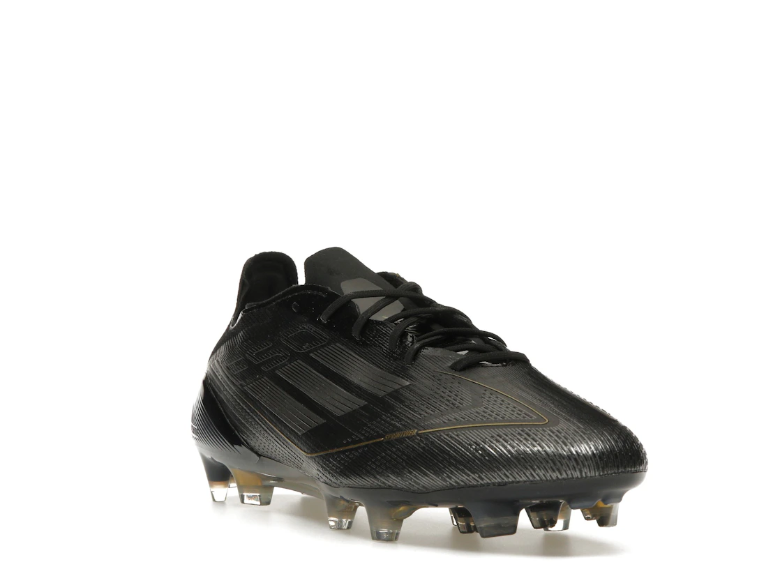 Vue 7 de adidas F50 Elite FG Core Black Iron Metallic Gold Metallic