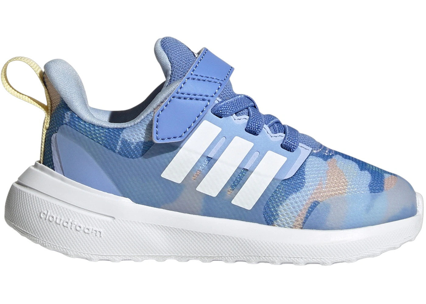 adidas Fortarun 2.0 Cloudfoam Top Strap Blue Fusion Cloud White Almost Yellow (TD)