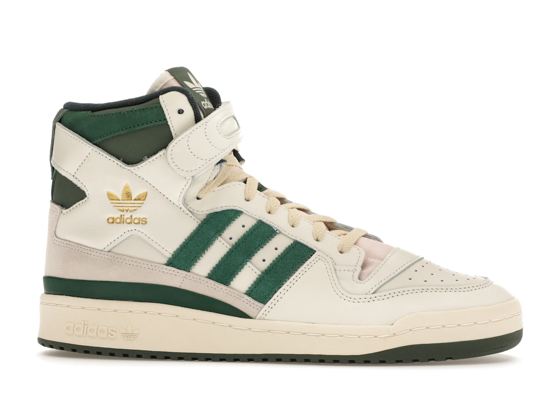 Vue 2 de adidas Forum 84 Off White Team Dark Green