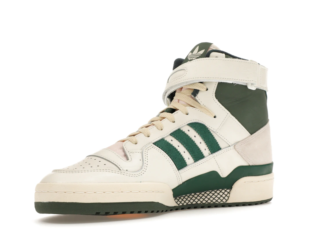 Vue 15 de adidas Forum 84 Off White Team Dark Green