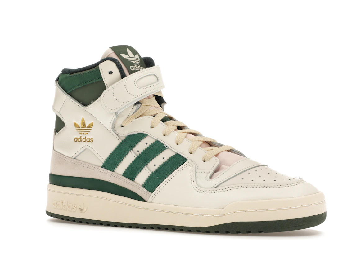 Vue 4 de adidas Forum 84 Off White Team Dark Green