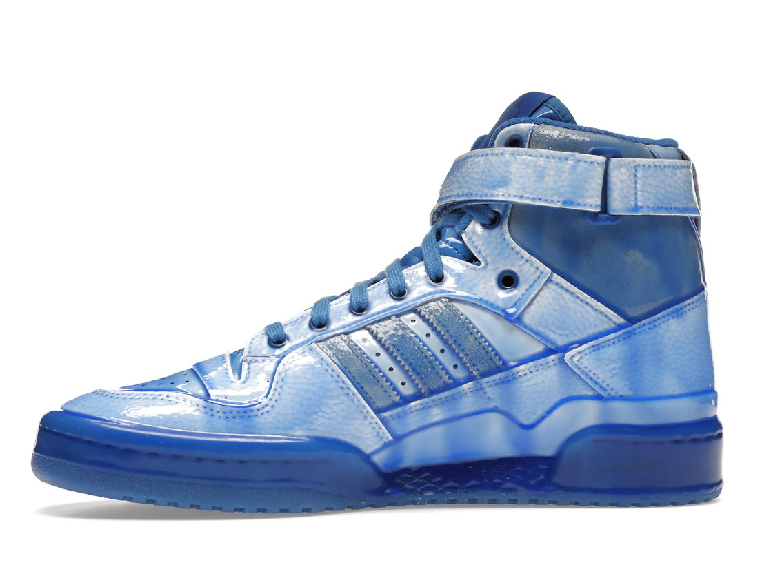 Vue 18 de adidas Forum Hi Jeremy Scott Dipped Blue