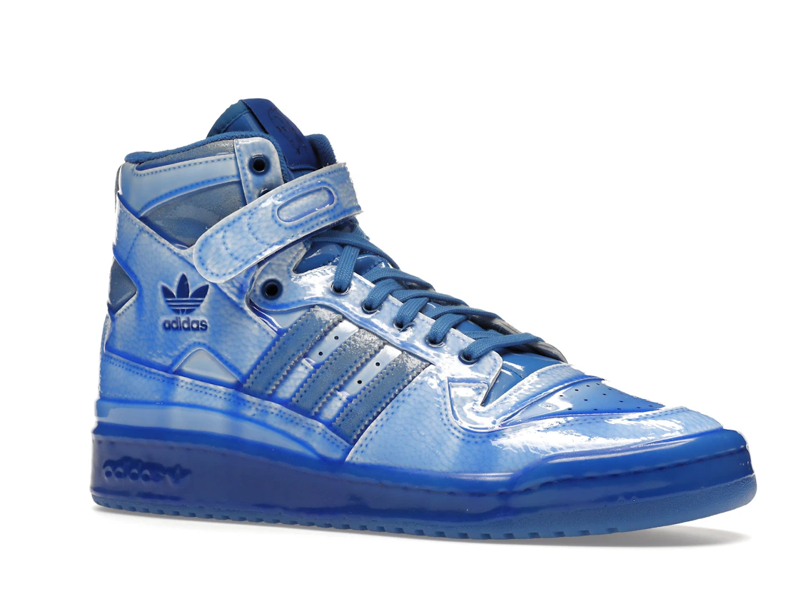 Vue 4 de adidas Forum Hi Jeremy Scott Dipped Blue