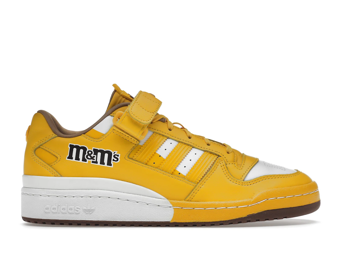 Vue 1 de adidas Forum Low M&M's Yellow White