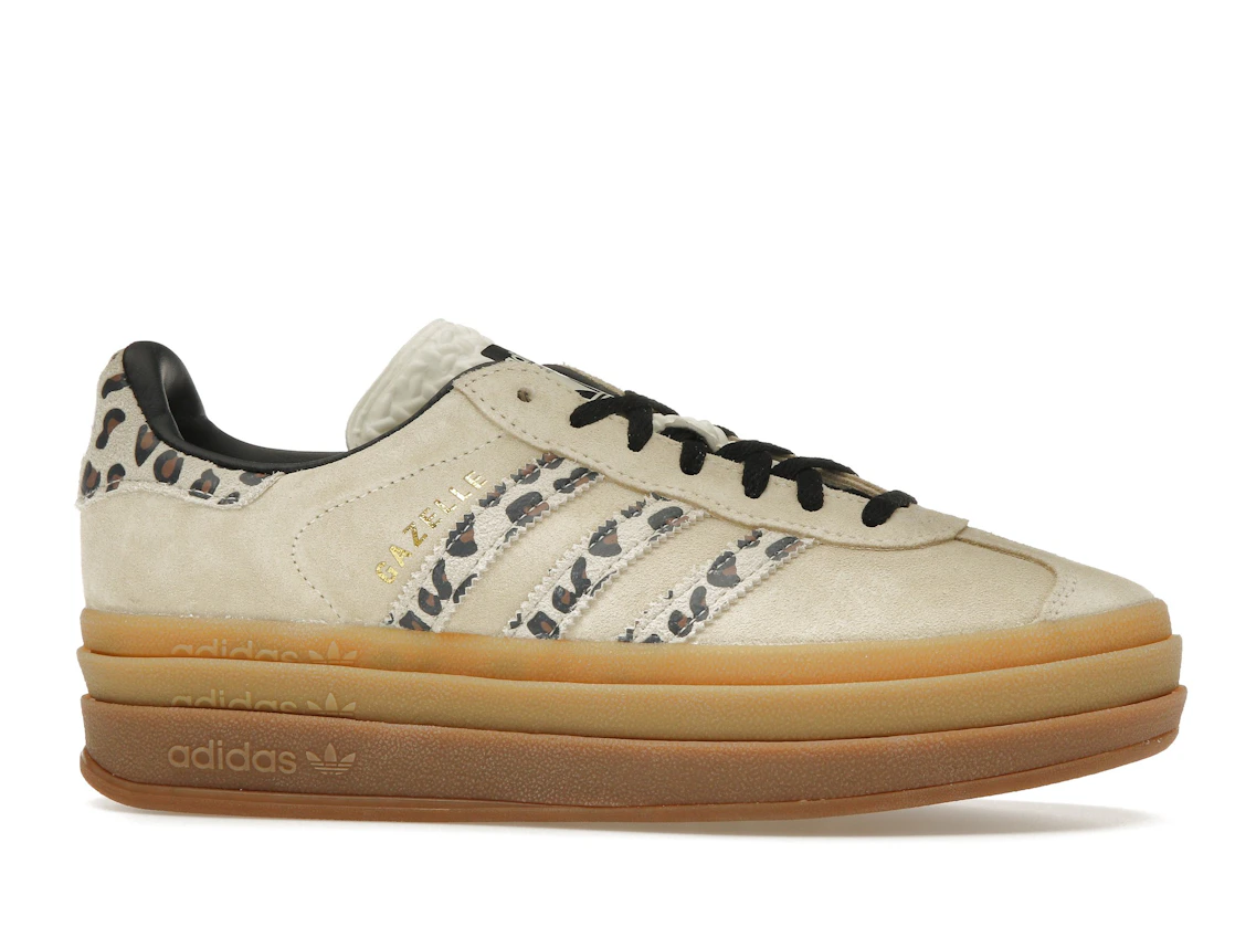 Vue 2 de adidas Gazelle Bold Cream Black Leopard 