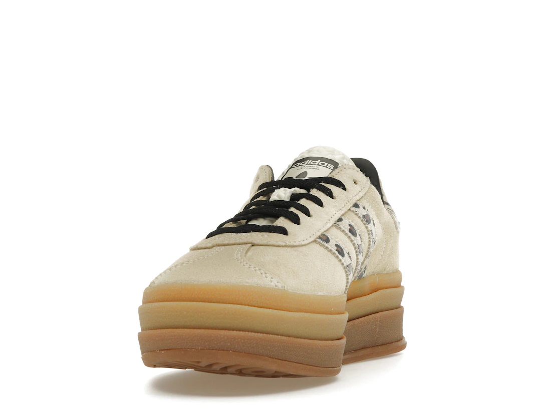Vue 12 de adidas Gazelle Bold Cream Black Leopard 