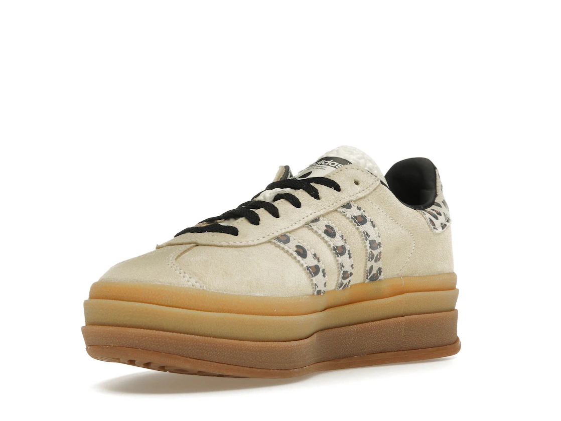Vue 14 de adidas Gazelle Bold Cream Black Leopard 