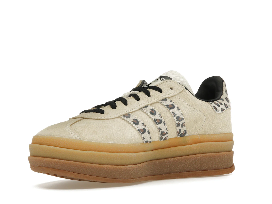 Vue 15 de adidas Gazelle Bold Cream Black Leopard 