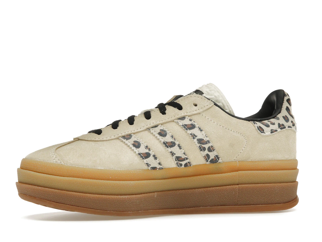 Vue 17 de adidas Gazelle Bold Cream Black Leopard 
