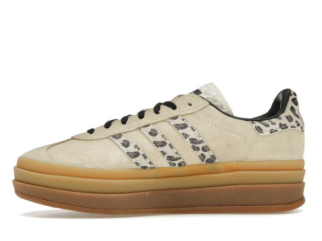 Vue 18 de adidas Gazelle Bold Cream Black Leopard 