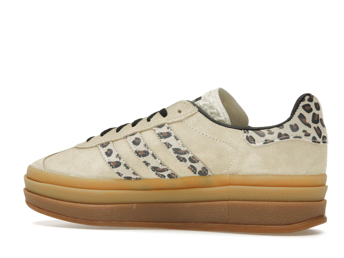 Vue 21 de adidas Gazelle Bold Cream Black Leopard 