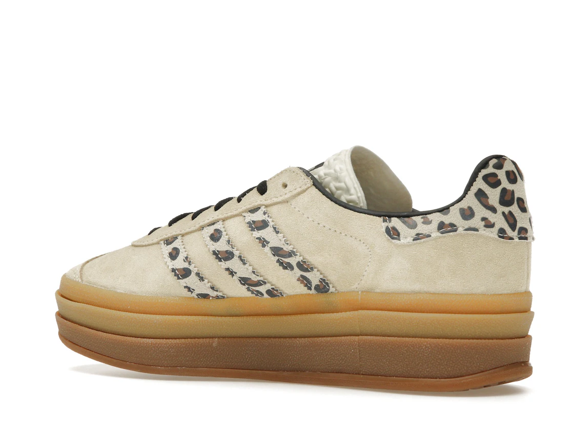 Vue 22 de adidas Gazelle Bold Cream Black Leopard 