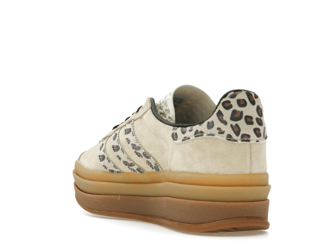 Vue 25 de adidas Gazelle Bold Cream Black Leopard 