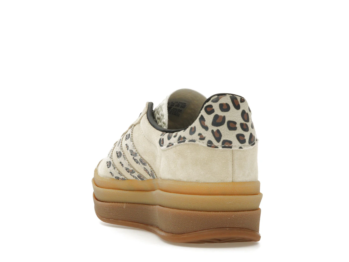 Vue 26 de adidas Gazelle Bold Cream Black Leopard 