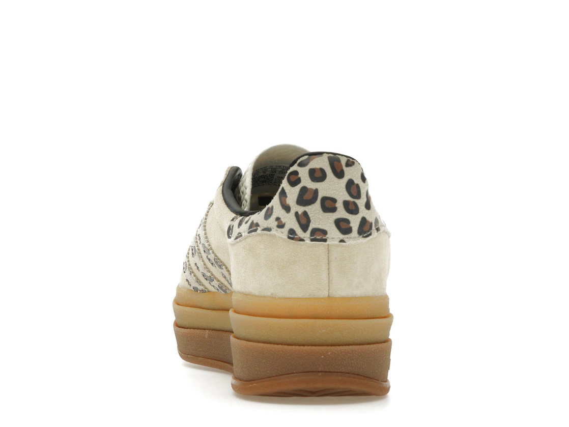 Vue 27 de adidas Gazelle Bold Cream Black Leopard 