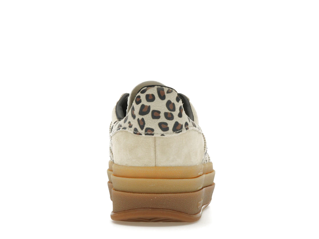 Vue 28 de adidas Gazelle Bold Cream Black Leopard 
