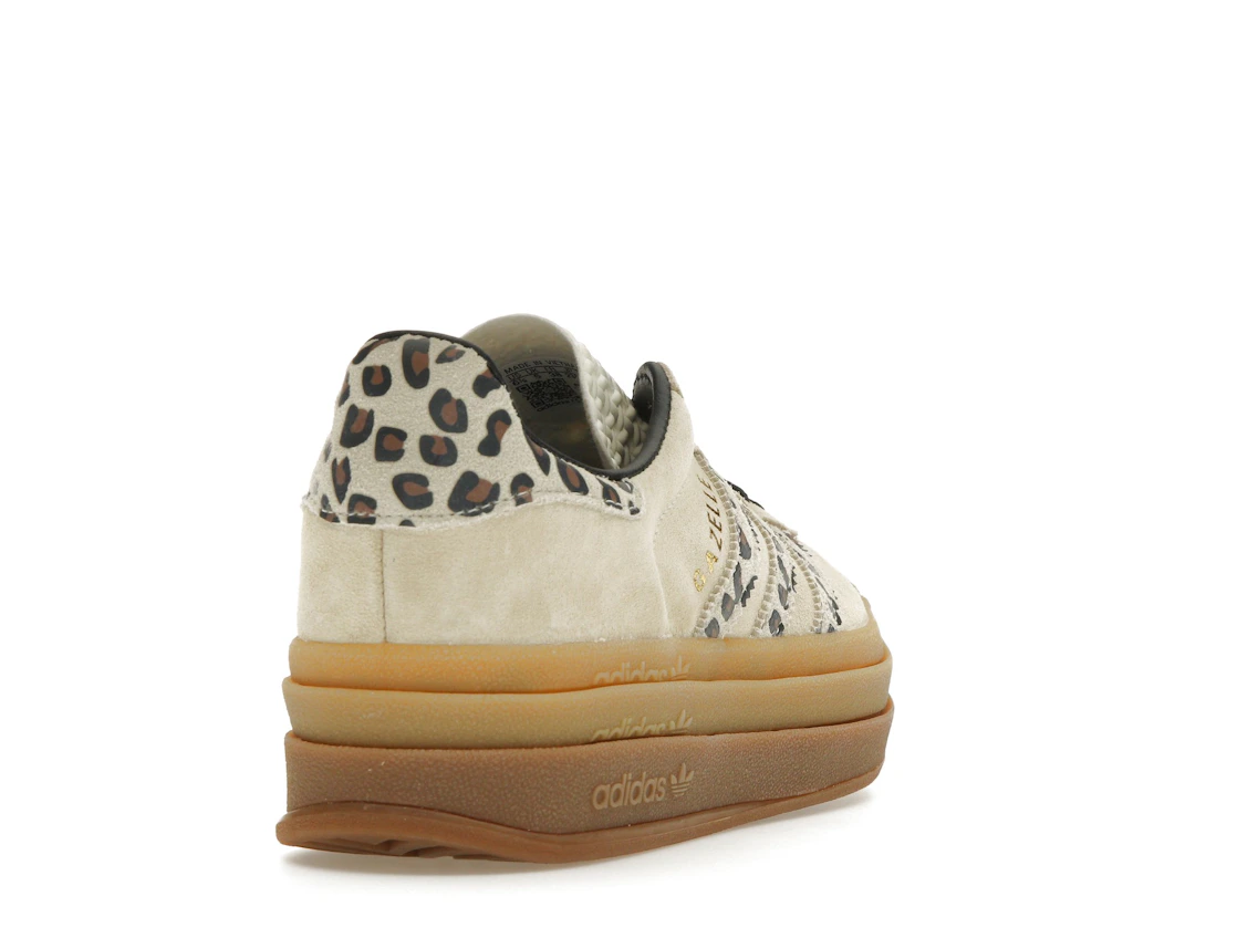 Vue 30 de adidas Gazelle Bold Cream Black Leopard 