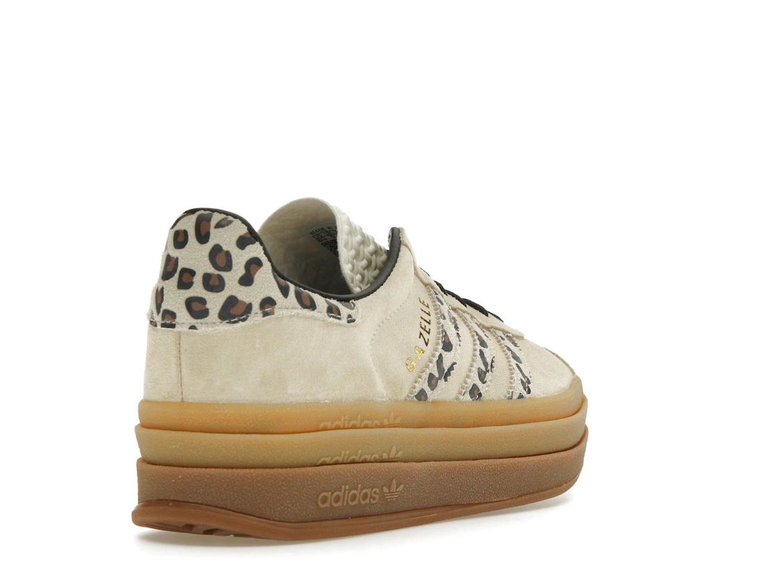 Vue 31 de adidas Gazelle Bold Cream Black Leopard 