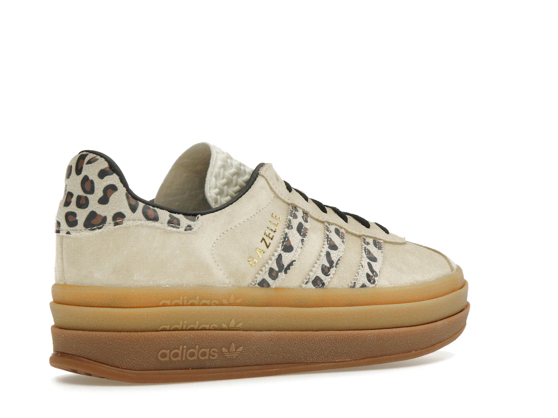 Vue 33 de adidas Gazelle Bold Cream Black Leopard 