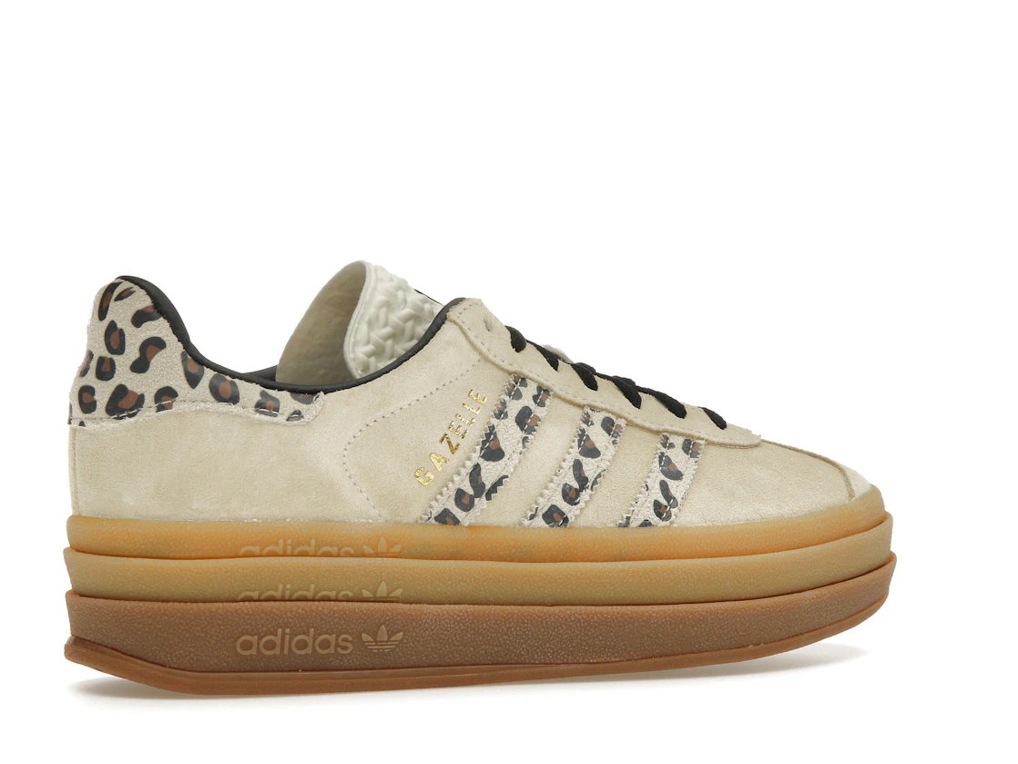 Vue 34 de adidas Gazelle Bold Cream Black Leopard 