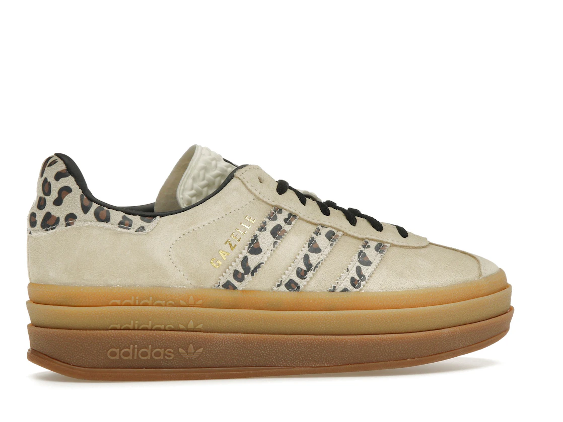 Vue 35 de adidas Gazelle Bold Cream Black Leopard 