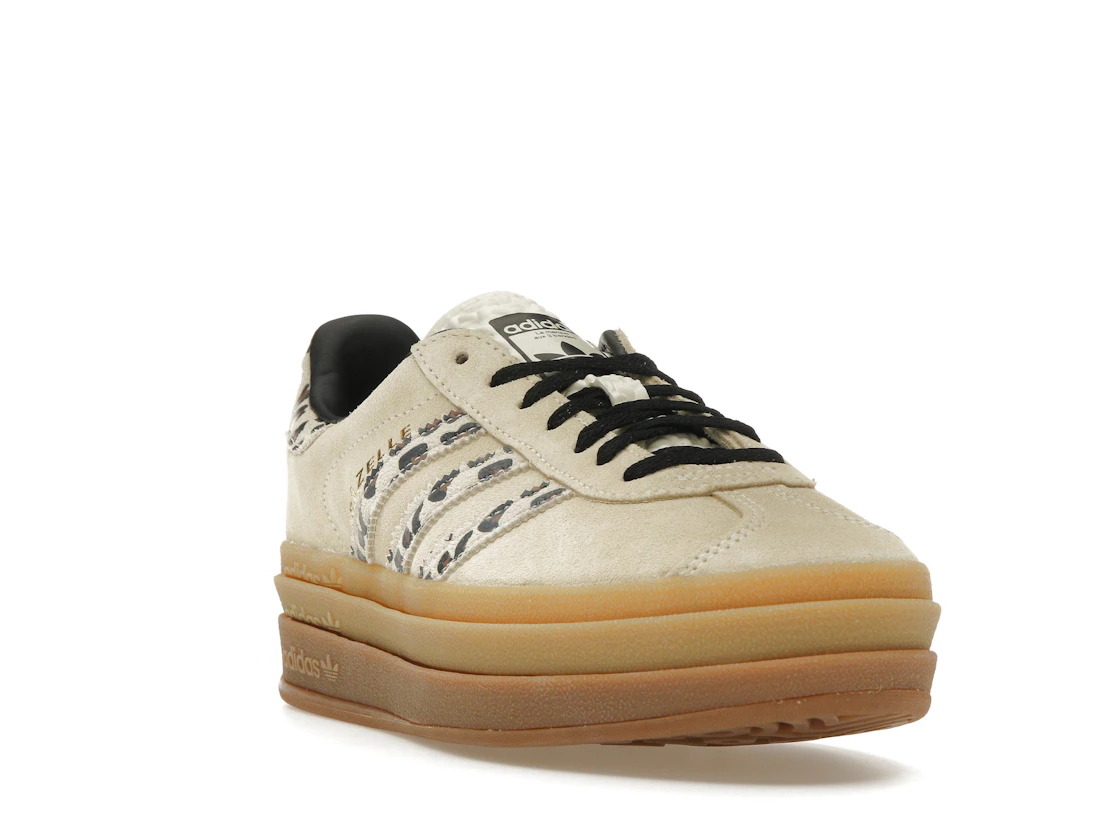 Vue 7 de adidas Gazelle Bold Cream Black Leopard 