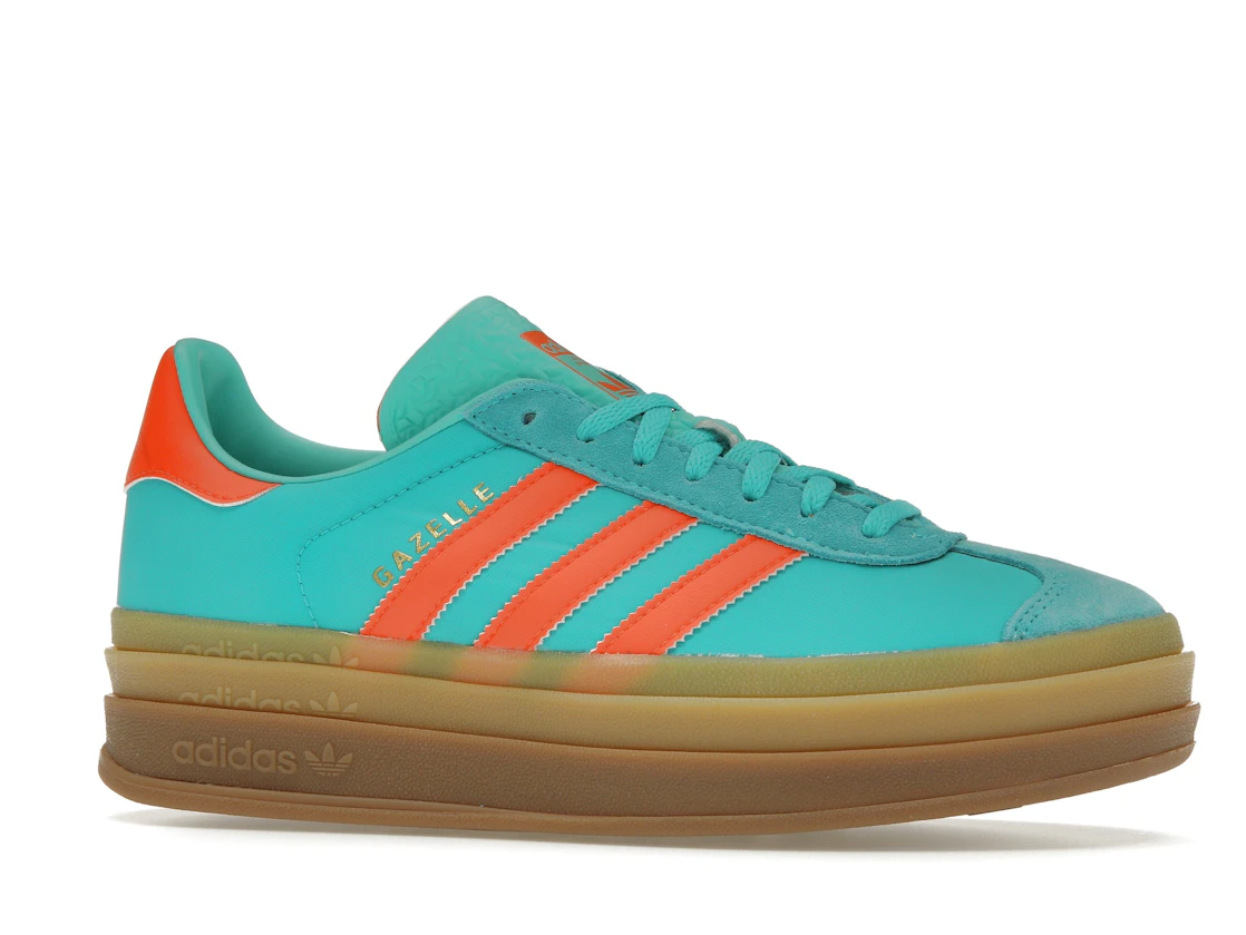 Vue 3 de adidas Gazelle Bold Mint Rush Impact Orange 