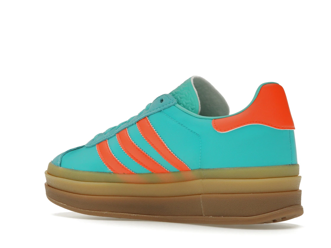 Vue 23 de adidas Gazelle Bold Mint Rush Impact Orange 