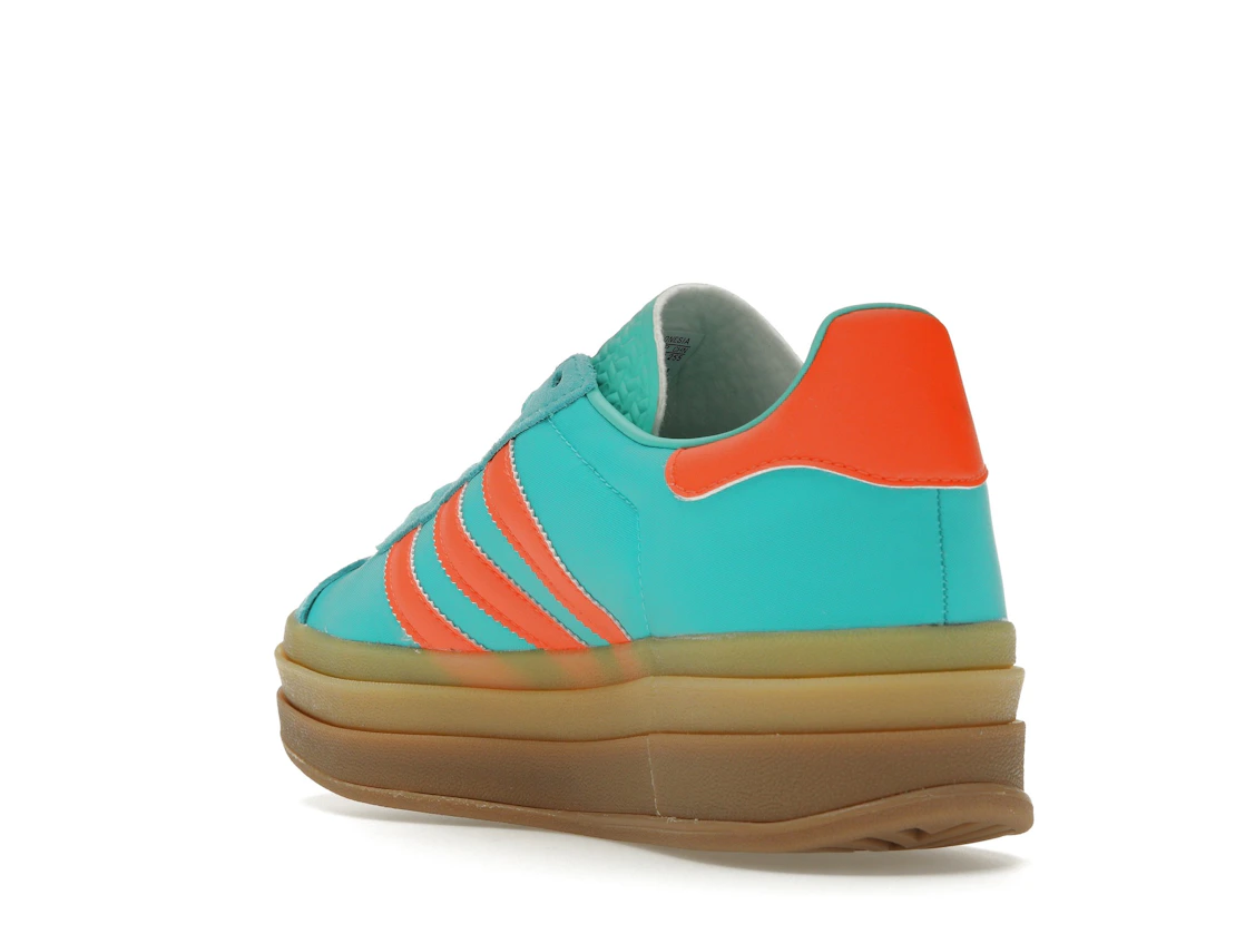 Vue 25 de adidas Gazelle Bold Mint Rush Impact Orange 