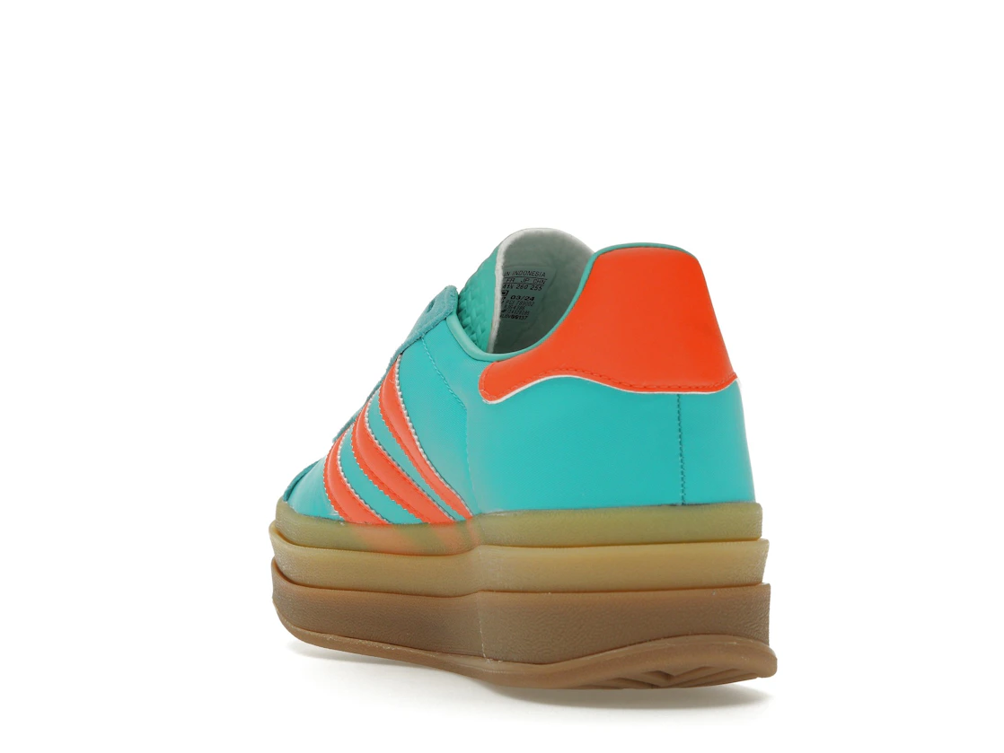 Vue 26 de adidas Gazelle Bold Mint Rush Impact Orange 