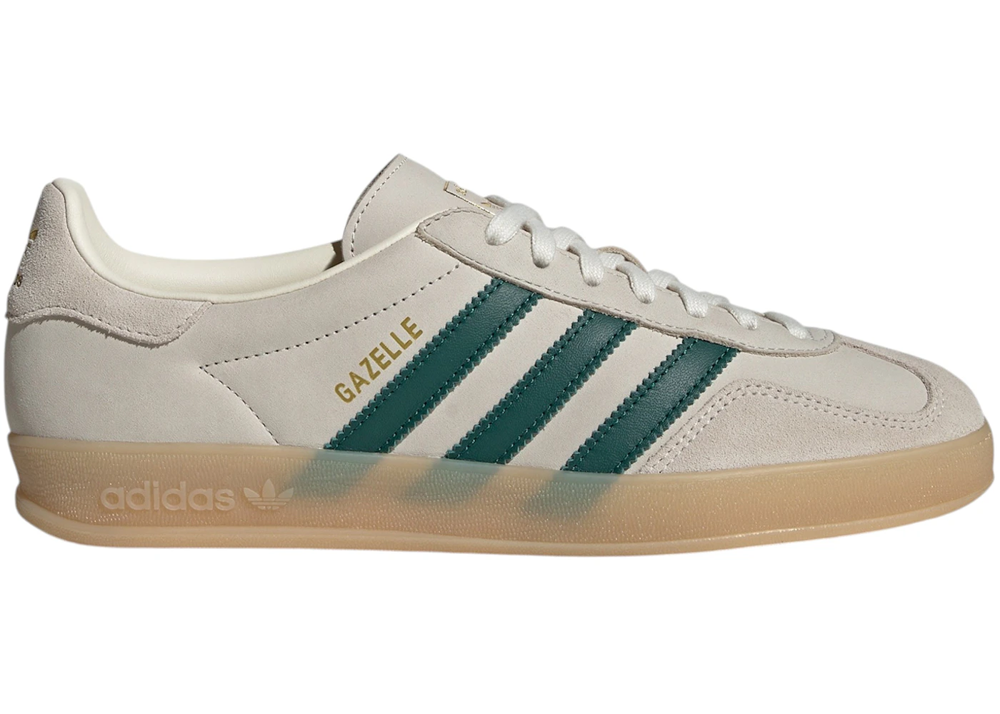 adidas Gazelle Indoor Cream White Green Gum