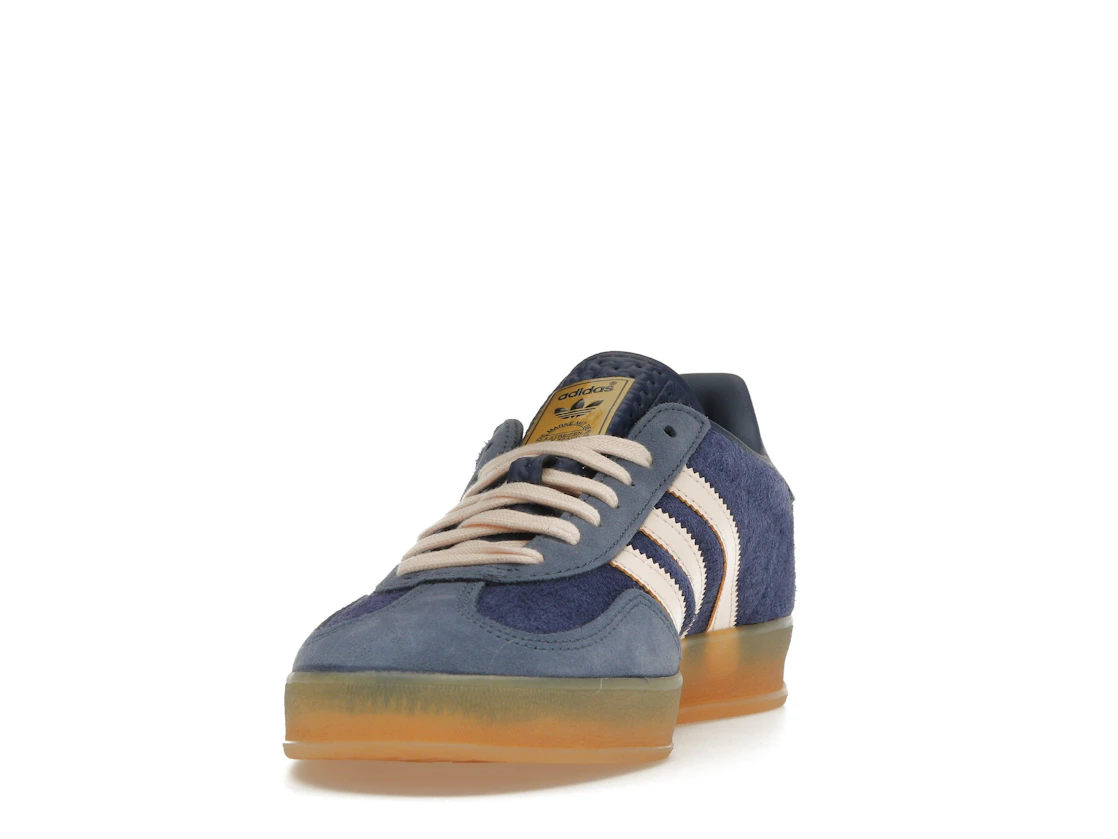 Vue 12 de adidas Gazelle Indoor Dark Blue Bliss Orange