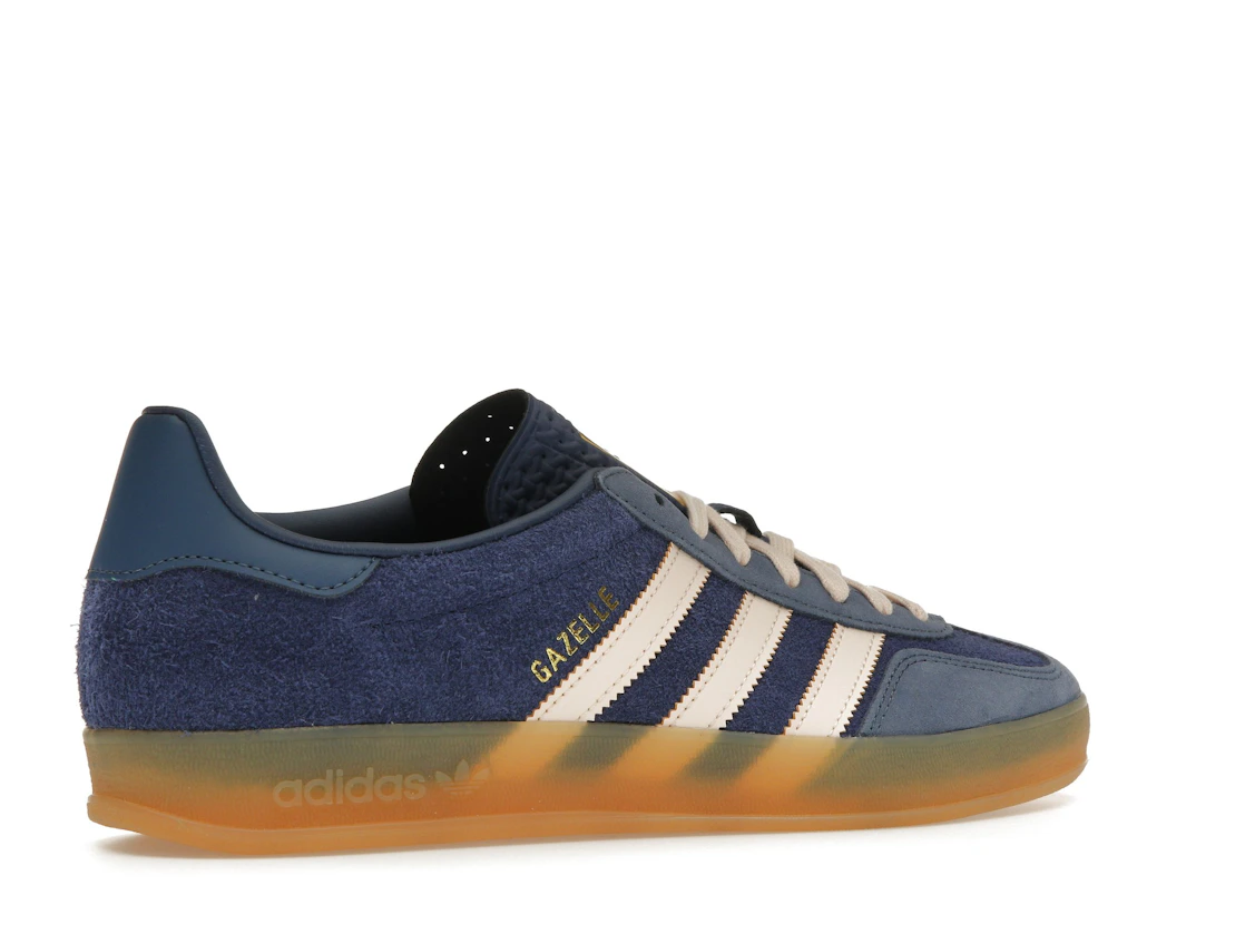Vue 34 de adidas Gazelle Indoor Dark Blue Bliss Orange
