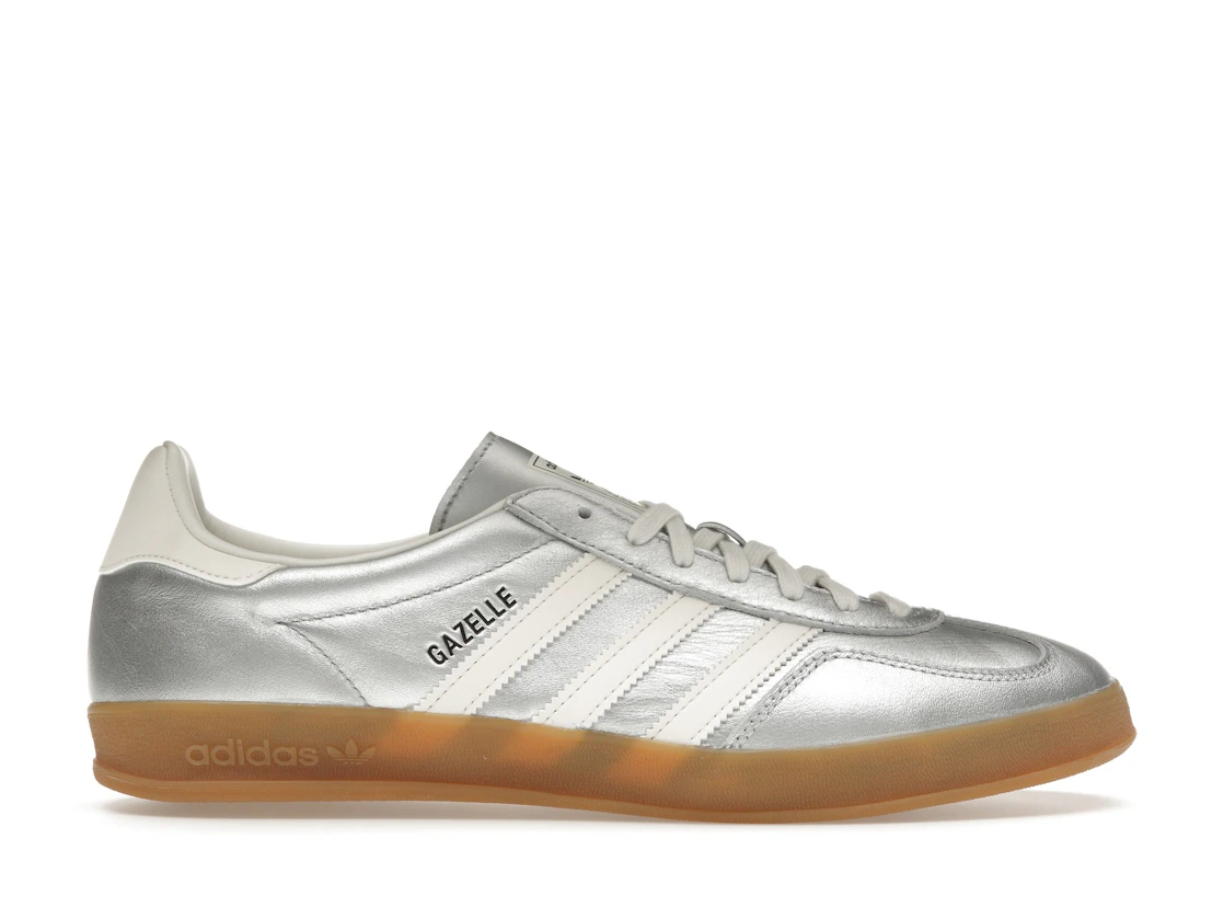 Vue 1 de adidas Gazelle Indoor Silver Metallic Core White