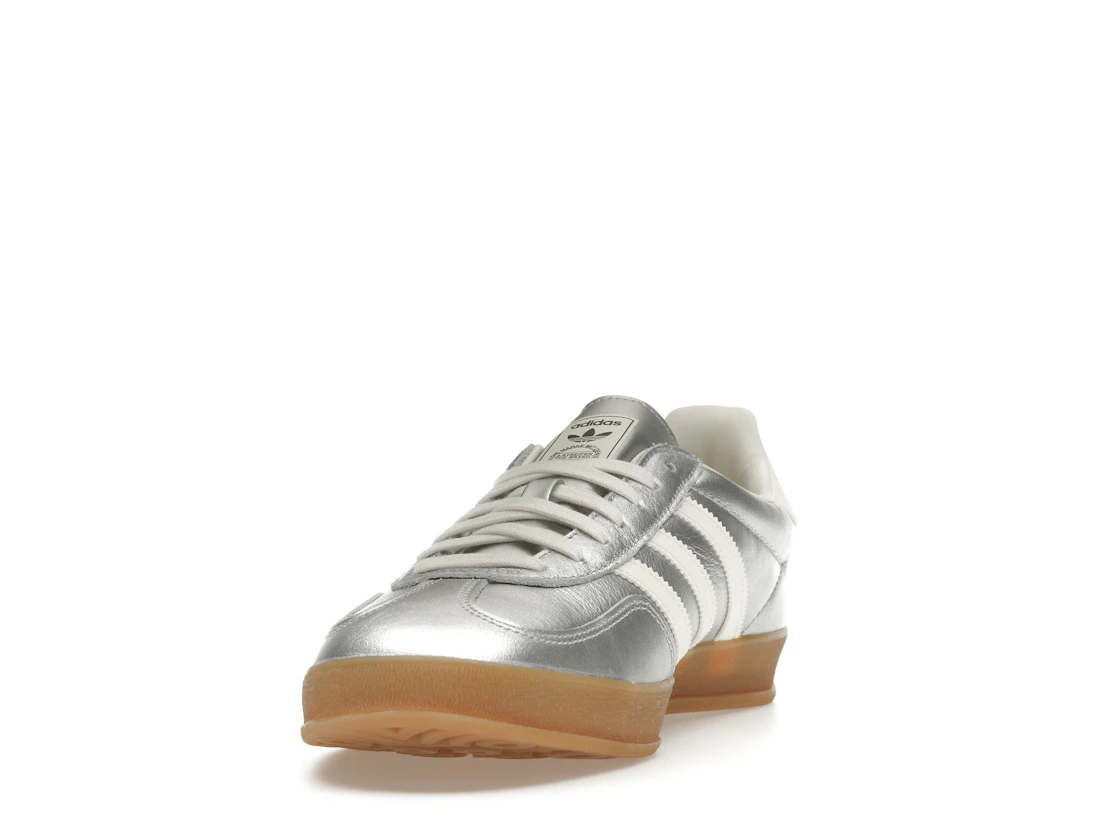 Vue 12 de adidas Gazelle Indoor Silver Metallic Core White